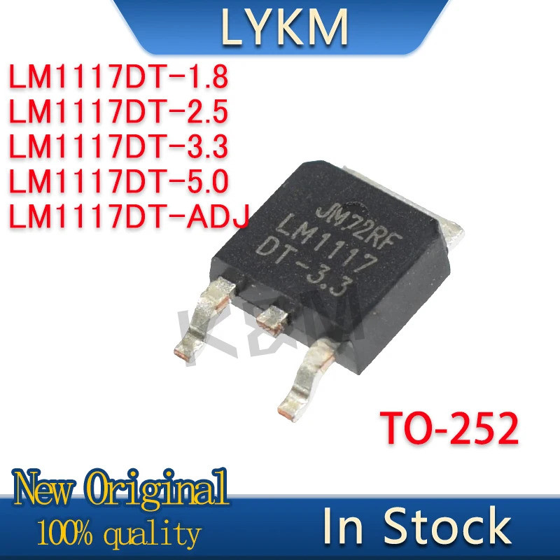 5 / Chiếc Mới Chính Hãng LM1117 LM1117DT LM1117DT-1.8 LM1117DT-2.5 LM1117DT-3.3 LM1117DT-5.0 LM1117D