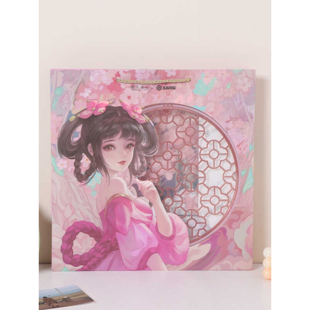 Ximei Eslite x King Glory Xiaoqiao Túi quà lớn PVC trong suốt