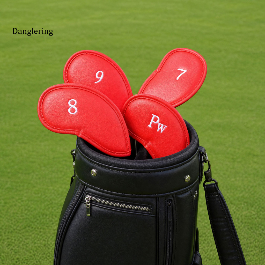 DL Golf Club Head Cover Full Set Golf Iron Cover 1 Bộ Golf Iron Head Covers Dày Chống Thấm Nước Giả 