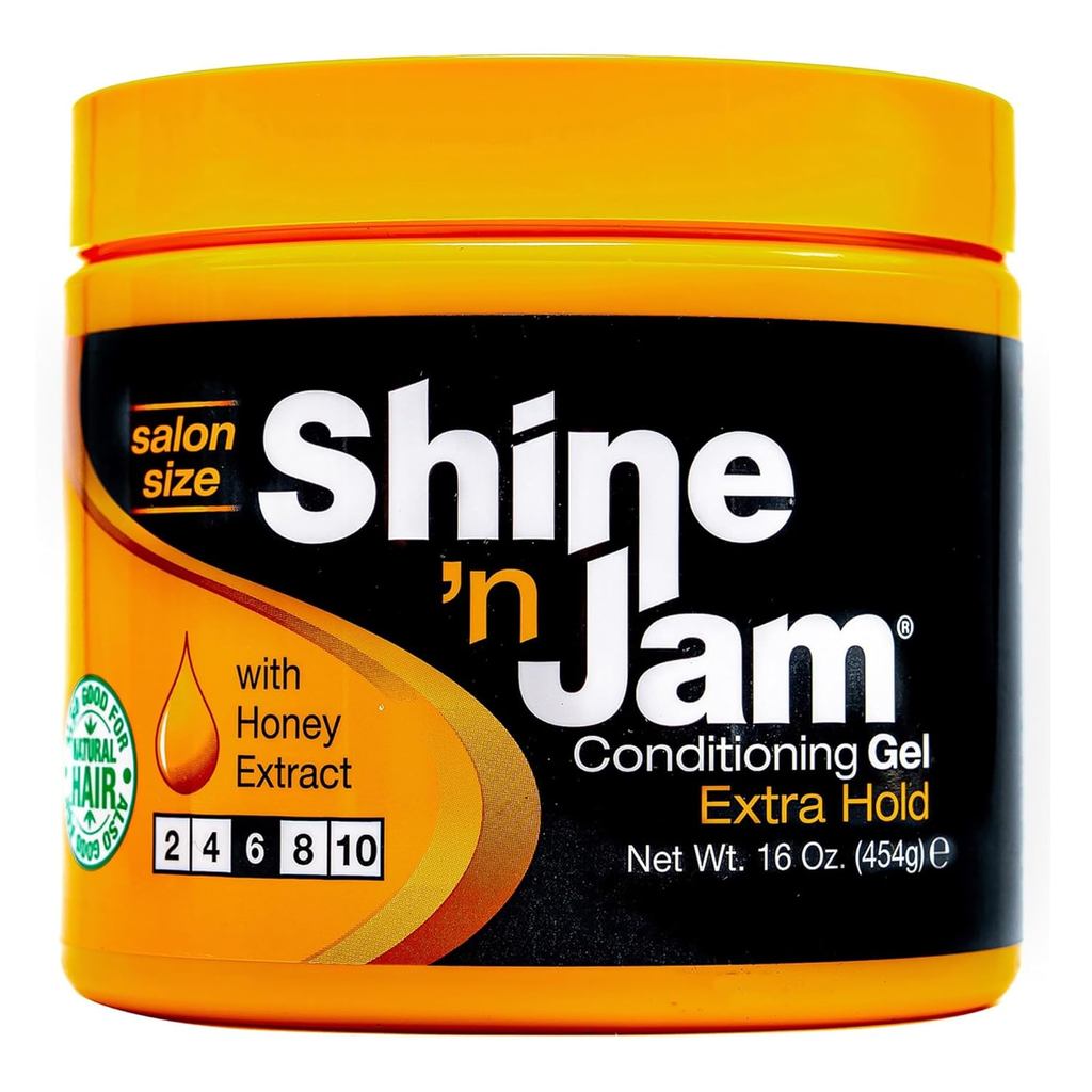 Shine 'n Jam Conditioning Gel Extra Hold cho Braids, Twists và Frizz Control IAJE