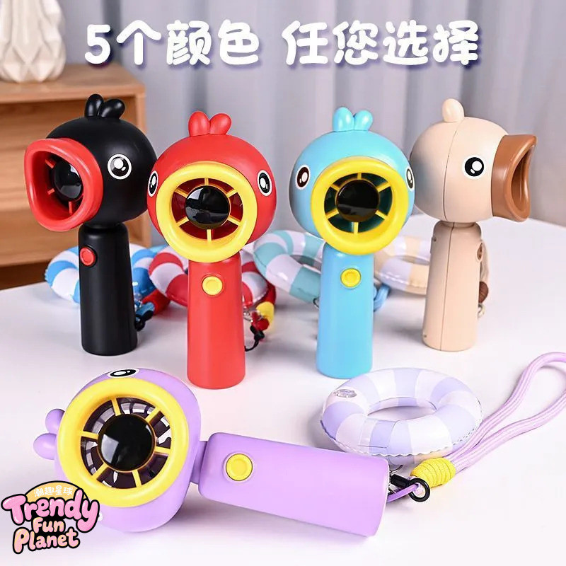Bán pingu Quạt Cầm Tay Giá Trị Cao Nhỏ Chim Cánh Cụt Quạt Hoạt Hình Sinh Viên Cầm Tay Quạt Nhỏ Quà T