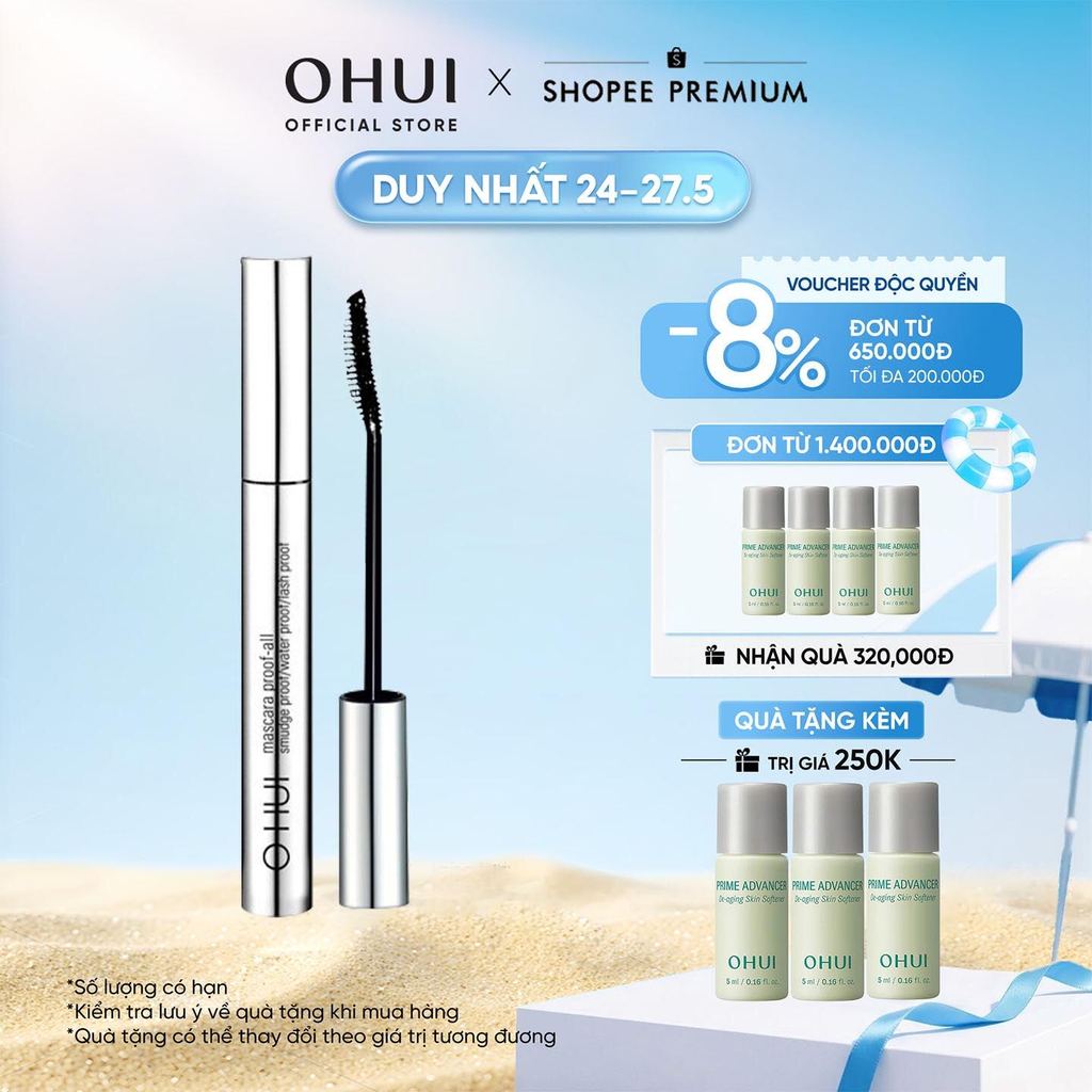 [OHUI Official] Chuốt Mi OHUI Mascara Proof-All 8ml