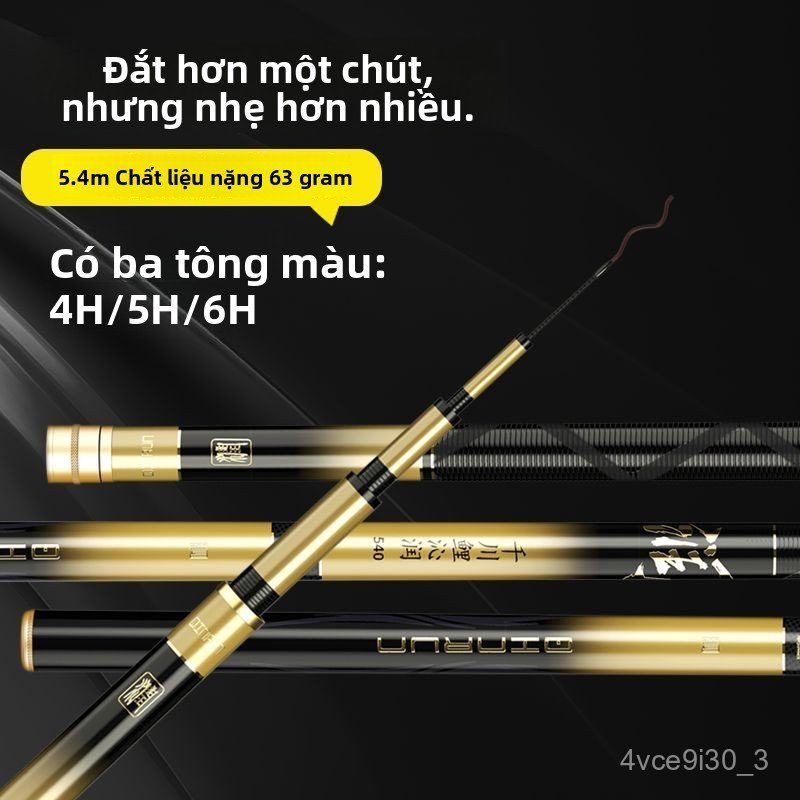 Cần câu cá bằng carbon, siêu nhẹ và siêu cứng.28Cần câu cá diếc có thể điều chỉnh, cần câu cá diếc t