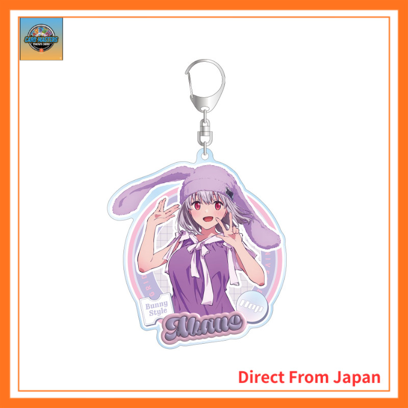 GRIDMAN UNIVERSE Akane Shinjou Rabbit Costume Ver Móc Khóa Acrylic Lớn Hàng Chính Hãng Nhật Bản