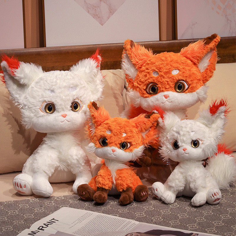 Mùa Đông Tuyết Cáo Búp Bê Sang Trọng Đồ Chơi Nhỏ Cáo Búp Bê Ragdoll Bé Gái Gối Ngủ Ragdoll 2GUQ