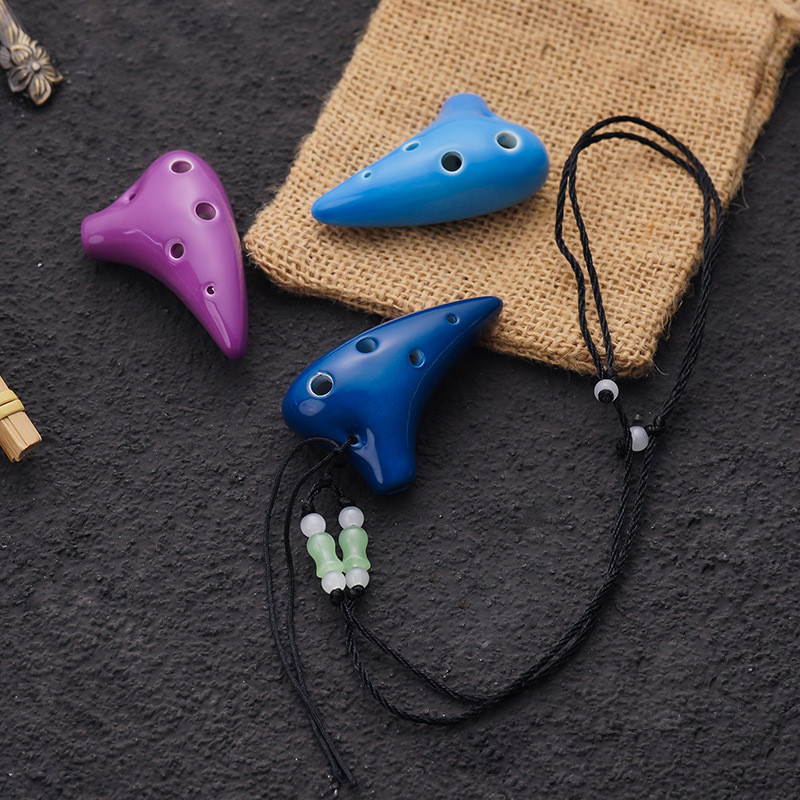 5.28-Ocarina 6 lỗ SC Mini Ocarina Điểm tham quan Du lịch Kỷ niệm Gian hàng Đồ chơi Âm thanh đẹp Ocar