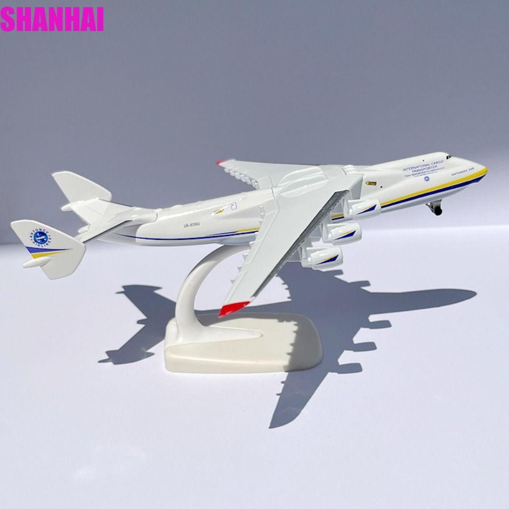Máy bay mô hình SHANHAI AN225, Hợp kim kim kim loại Diecast Antonov an-225, Bản sao máy bay tĩnh Mri