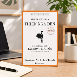 Sách - Thiên Nga Đen: Xác Suất Cực Nhỏ, Tác Động Cực Lớn - Nassim Nicholas Taleb (Alpha Books)