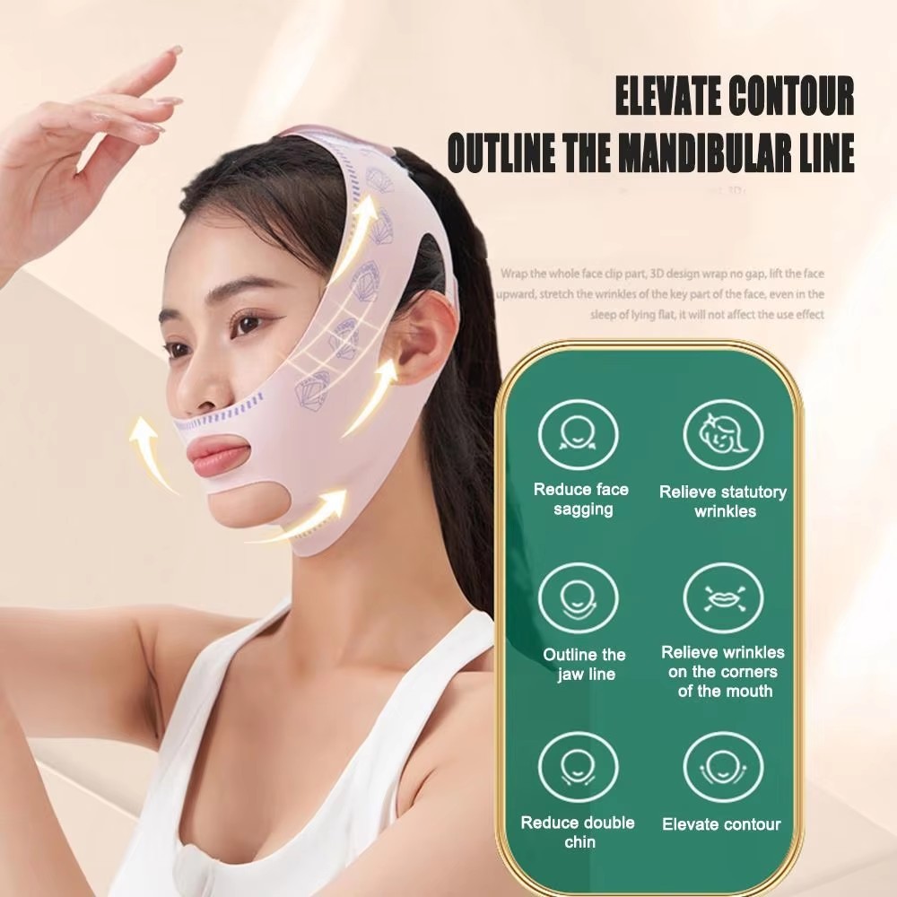 Đai nâng giảm tốc cằm đôi V-Line Face Shaper Bandage