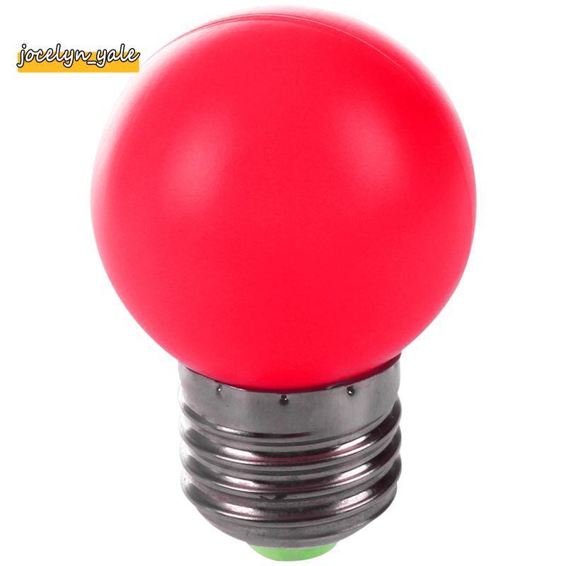 Bóng đèn LED E27 Bóng đèn nhựa màu đỏ ấm áp (Công suất 0,5W, Đỏ)