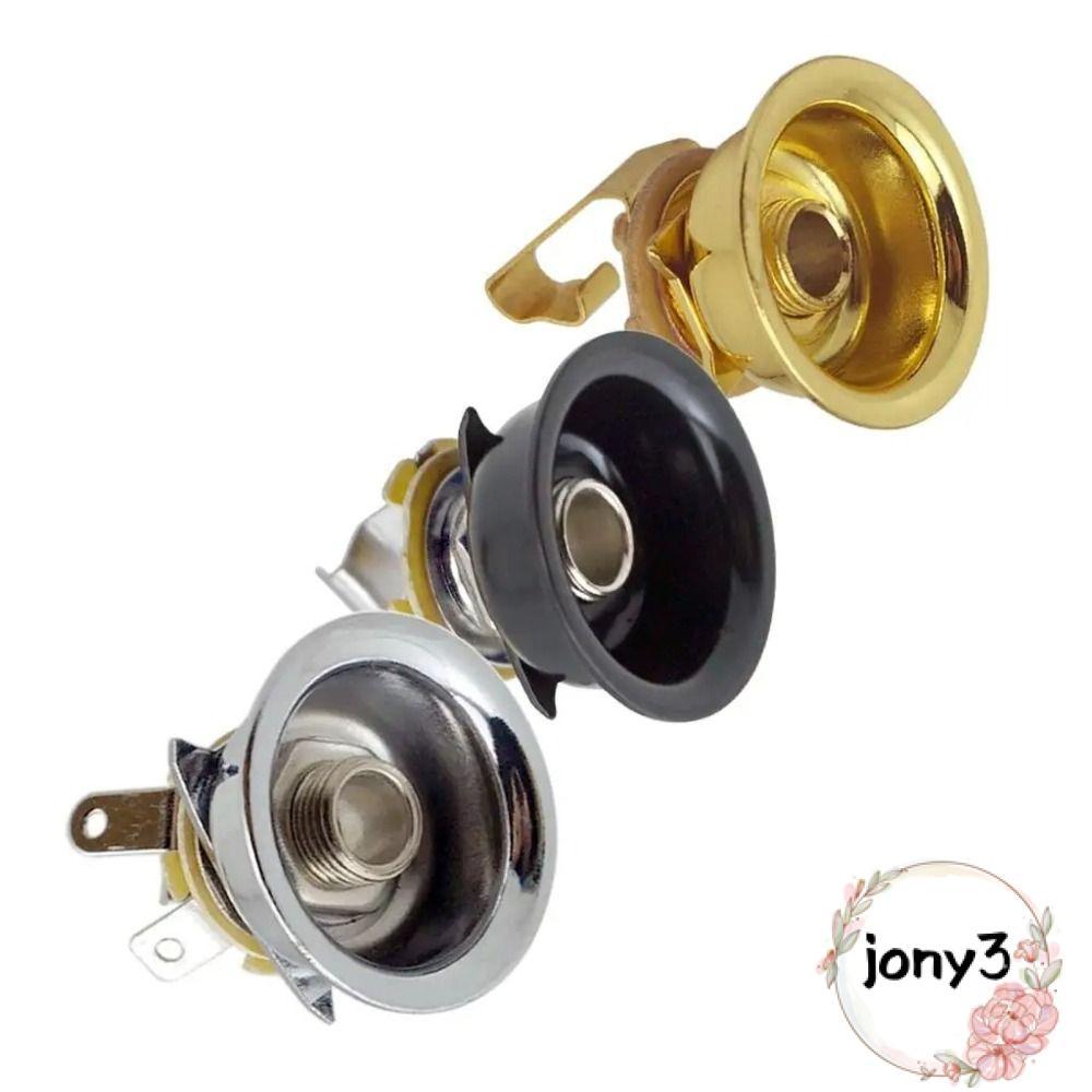 JONY Guitar Đầu Ra Jack, Đồng Tròn TL Jack 6.35mm Jack Ổ Cắm, Sắt Bền Tele Guitar Jack Guitar