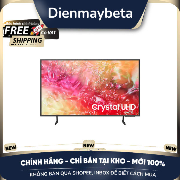 [KHÔNG BÁN QUA SHOPEE] UA65DU7700KXXV Smart Tivi Samsung 4K 65 inch 65DU7700 Crystal UHD