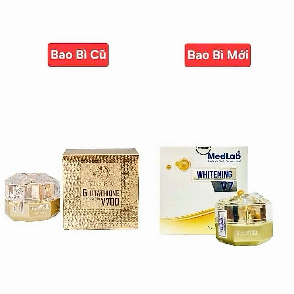 Kem Dưỡng Da Glutathione V700 Hương Thảo Mẫu Mới