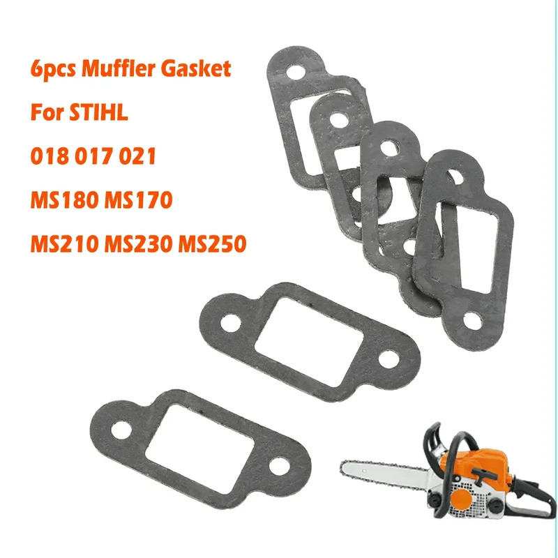(Hot) 6 Cái / bộ Miếng Đệm Giảm Thanh Cưa Xích Cho STIHL MS180 MS170 MS210 MS230 MS250 018 017 021 0