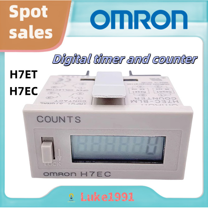 Bộ đếm điện tử Omron H7EC-BLMH7EC-NFV Hẹn giờ công nghiệp đục lỗ H7ET-NH7ET-BM