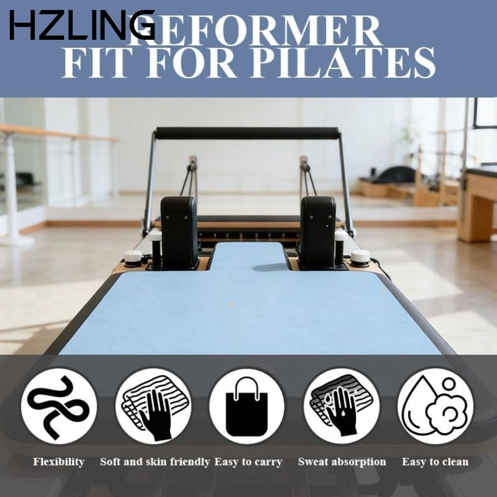 Thảm Pilates HZLING, Thảm cải cách Pilates thấm hút lông cừu, Máy cải cách Pilates siêu mỏng di động