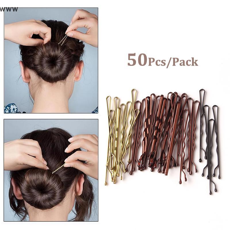 (Xin chào) 50 cái kẹp tóc 5cm Kẹp Tóc Nữ Kẹp tóc xoăn lượn sóng kẹp tóc kẹp tóc nữ kẹp tóc phụ kiện 