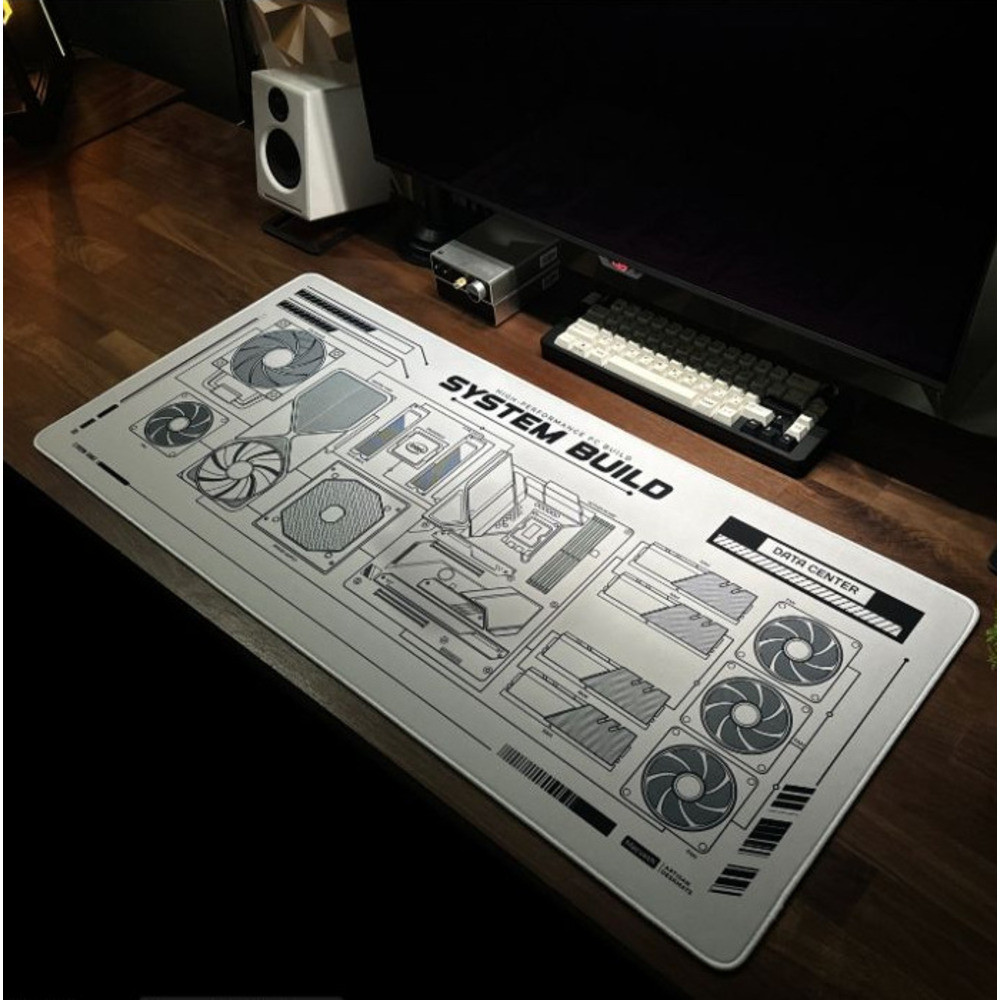 Macveta Artisan Deskmat Hệ thống xây dựng Mousepad chơi game lớn Bàn di chuột mở rộng Bàn di chuột B