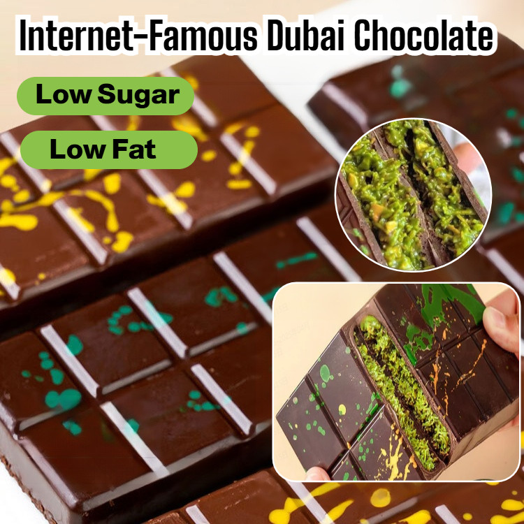 00% Chính Hãng Dubai Chocolate Influencer Chocolate Biscuits Low Sugar Low Fat Chocolate Pistachio C