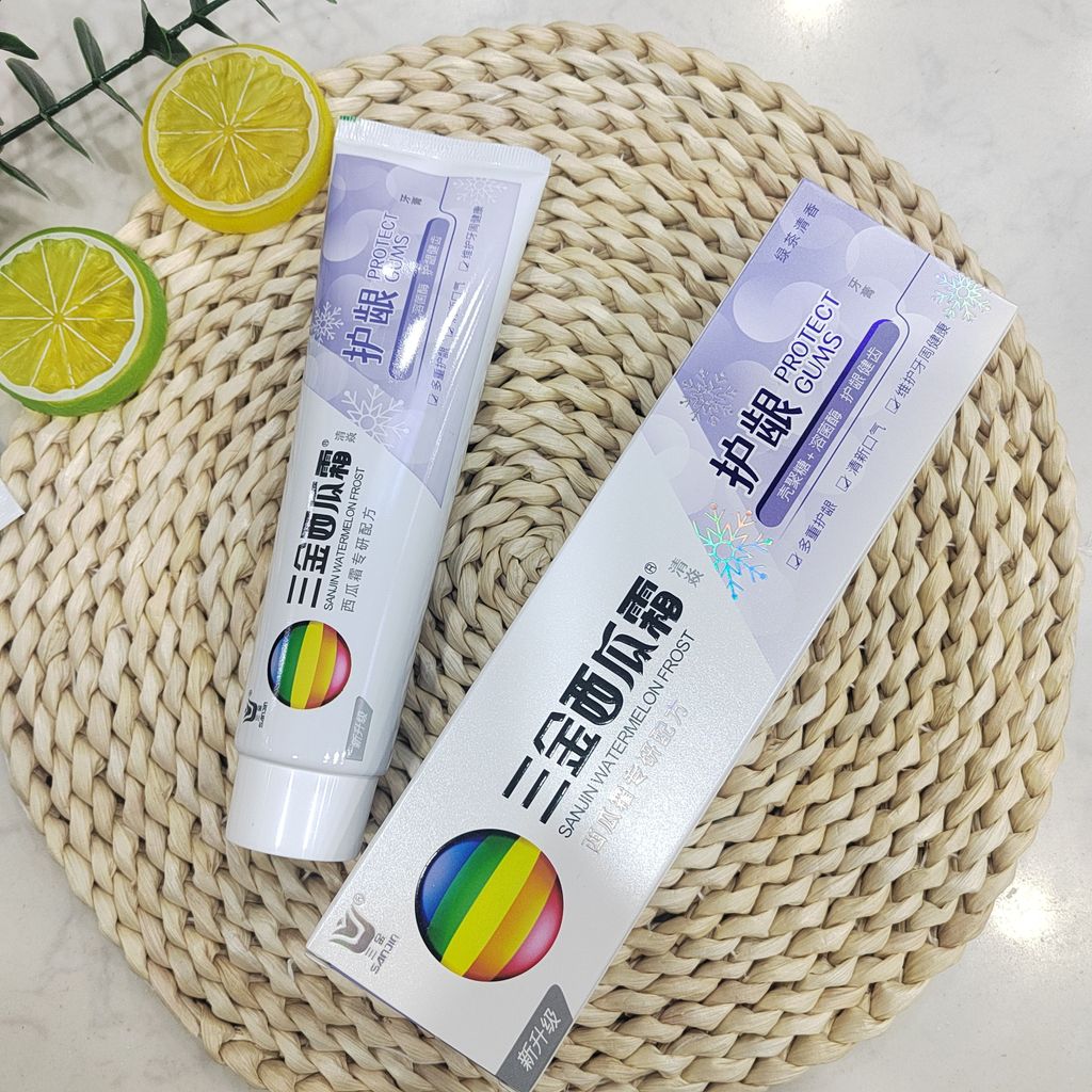 Sanjin Dưa Hấu Kem Bảo Vệ Ngọn Lửa Kẹo Cao Su Kem Đánh Răng Lửa Bảo Vệ Kẹo Cao Su Dưa Hấu Kem Đánh R