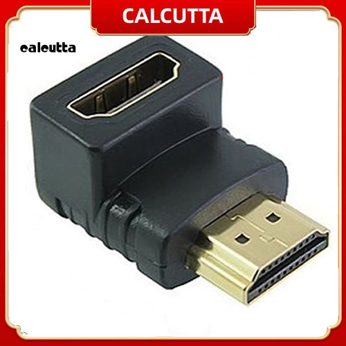 [calcutta] Bộ chuyển đổi góc phải 90 độ tương thích HDMI V14 cho HDTV TV 3D 1080P