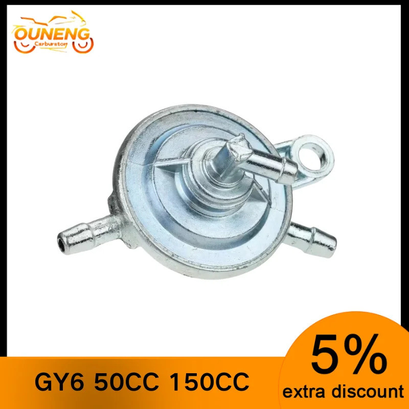 Mới Gy6 50cc 150cc Bơm Nhiên Liệu Chân Không ATV Xe Máy 2 Cổng Chân Không Áp Suất Âm Công Tắc Bình D