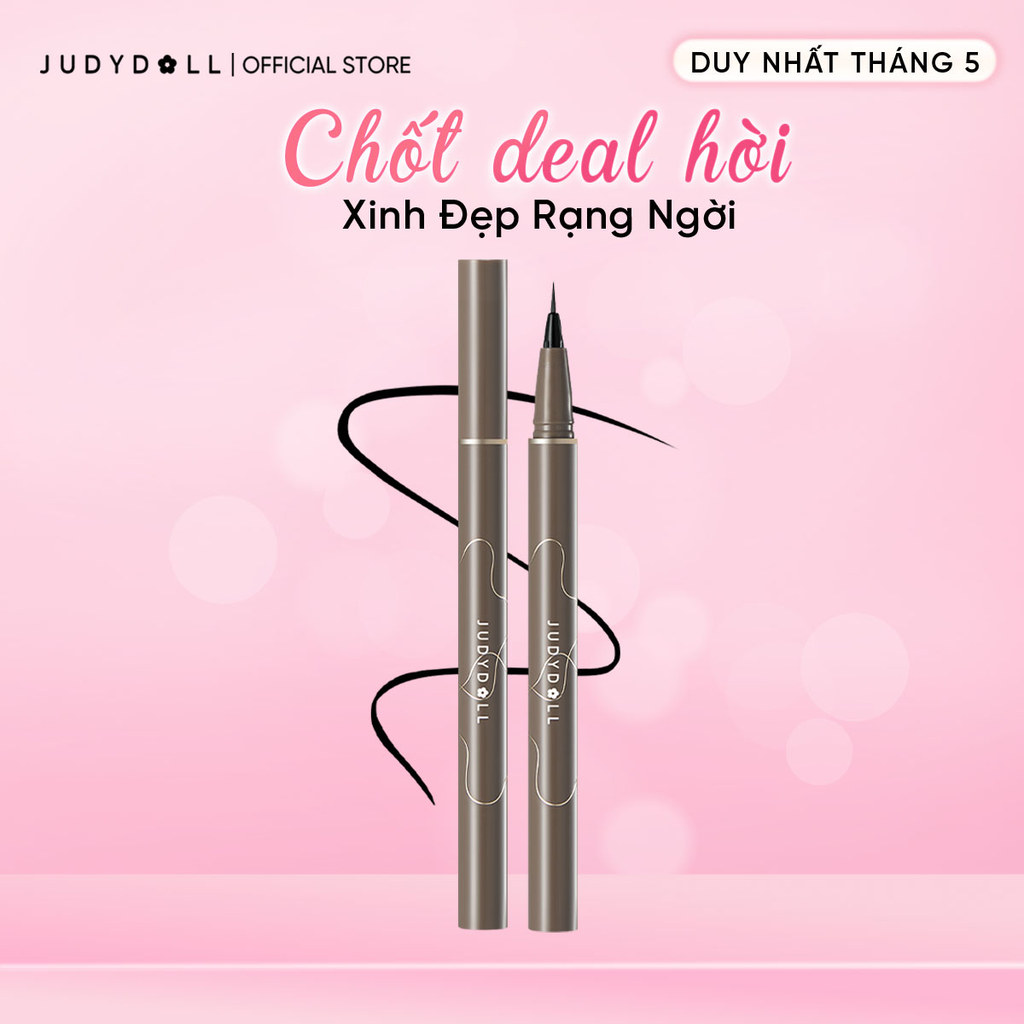JUDYDOLL Bút kẻ mắt nước Siêu mảnh Slim liquid eyeliner Chống nước Lâu trôi Không lem 0,014mm | BigBuy360 - bigbuy360.vn