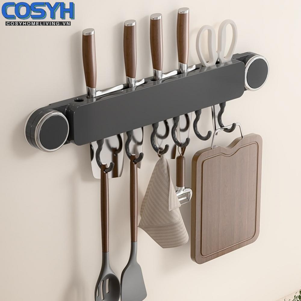 <cosyh>Wall Mounted Blade Organizer Suction Cup Holder for Kitchen Tools and For Blades
