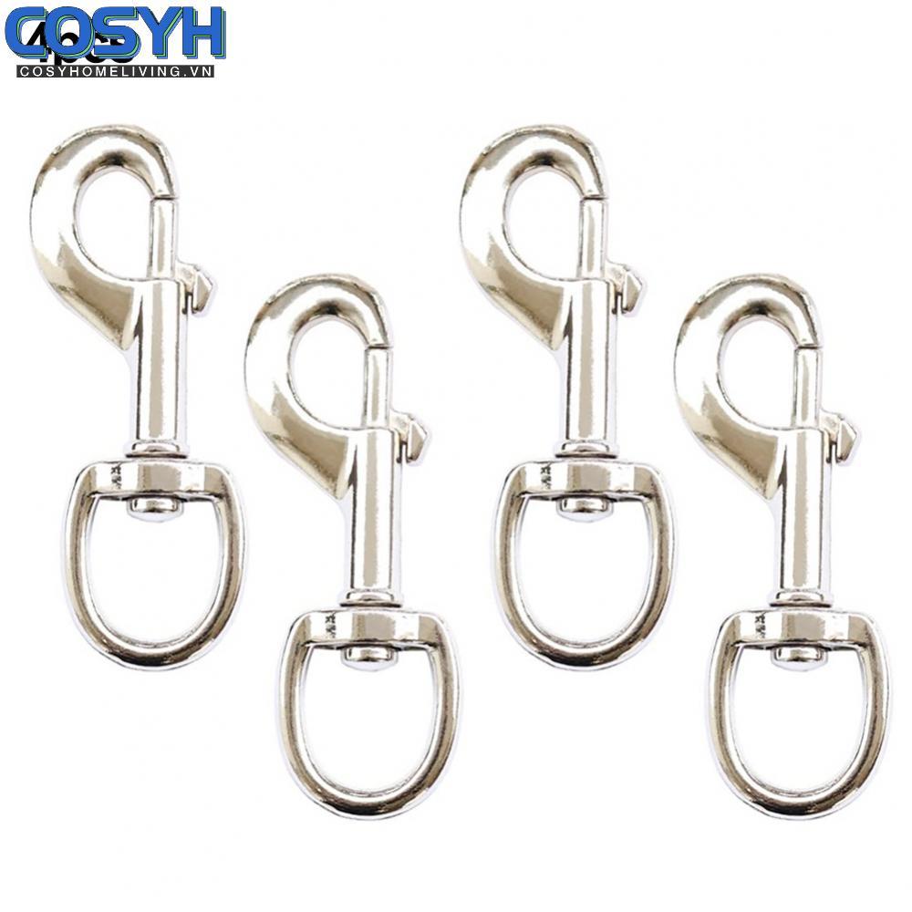 <cosyh>Clips Zinc Alloy 3.5inch 4pcs 70 Pound Flagpole Accessories Great Replacement