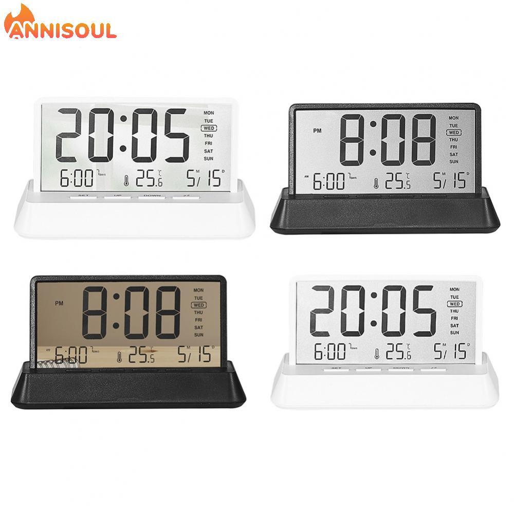 [NISO]Multifunctional LED Clock 12-Hour And 24-Hour Systems Desk Clock Alarm Clock