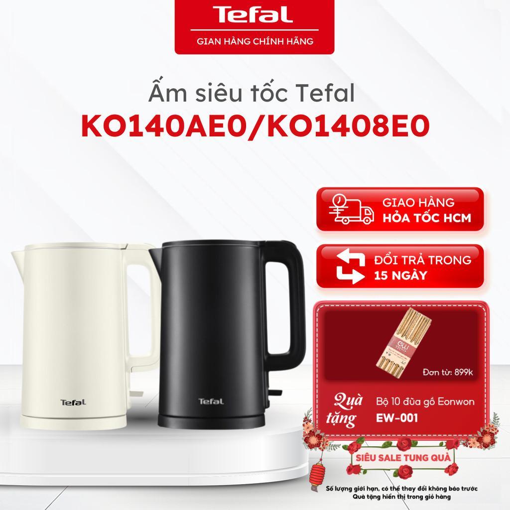 Bình đun siêu tốc cách nhiệt Tefal 1.5L KO140AE0/ KO1408E0 - 1500W - Bảo hành 24 tháng [ HỎA TỐC 2H]