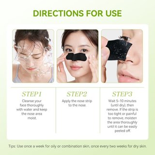 10 Miếng dán mũi LANBENA làm sạch mụn đầu đen