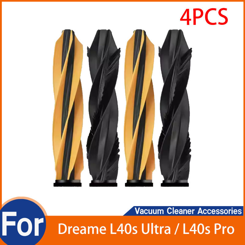 Dành Cho Dreame L40s Ultra / L40s Pro Ultra Máy Hút Bụi Phụ Kiện Thay Thế Bàn Chải Chính Dự Phòng (4