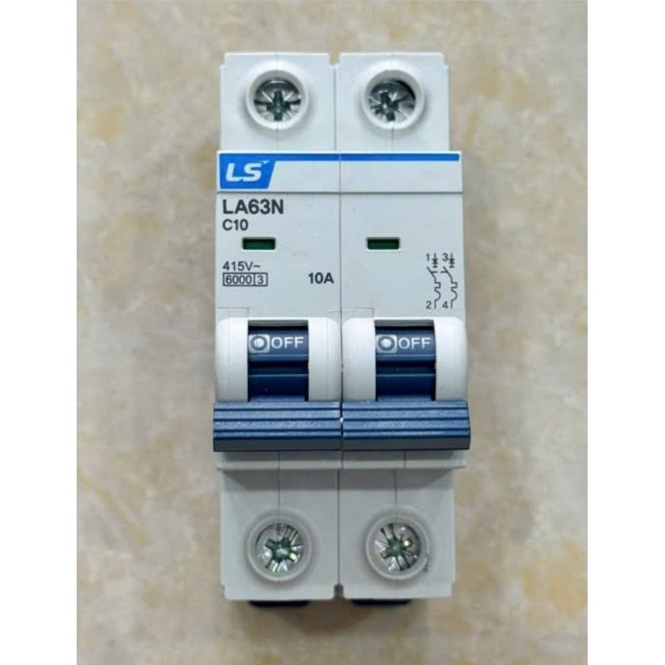 Aptomat tép (MCB) LS LA63N 2P 10A 6kA