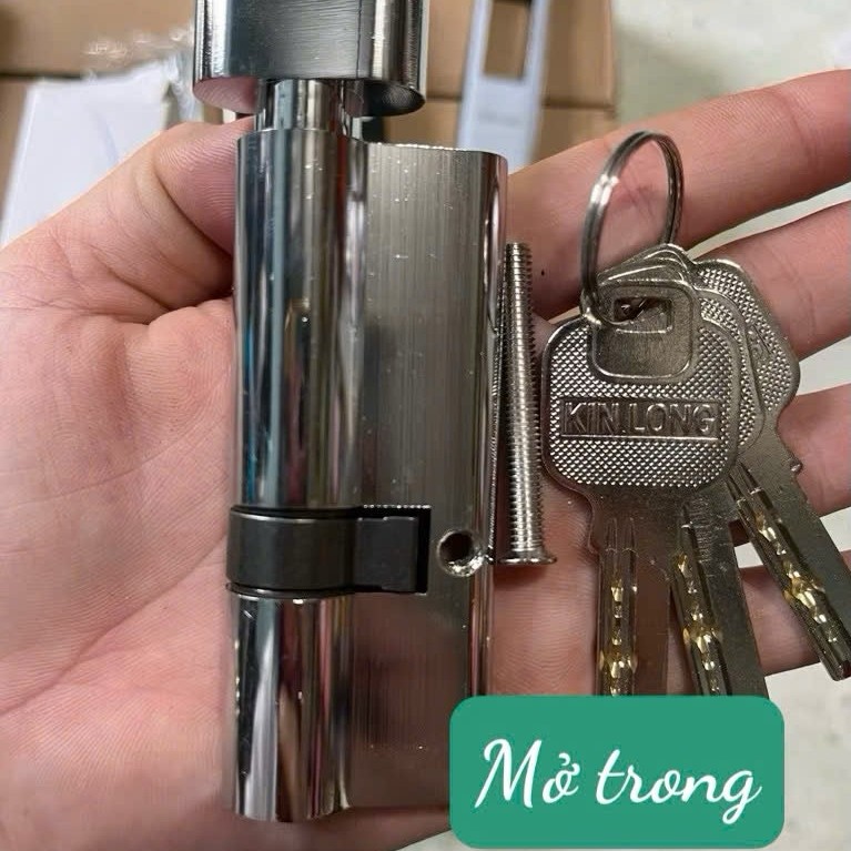 Lõi khoá tay gạt Kinlong cửa nhôm Xingfa (Tim khoá/ ruột khóa kinlong)