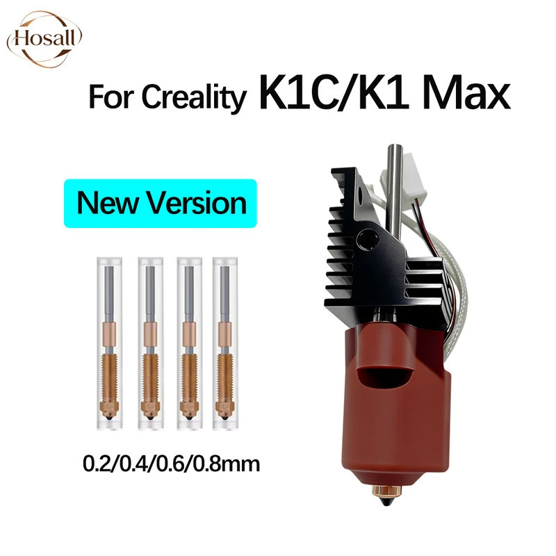 HB Cho Creality K1c Nâng Cấp K1 Max Hotend Mới K1c Hotend Nâng Cấp K1C Máy đùn Gốm Làm Nóng Khối K1 