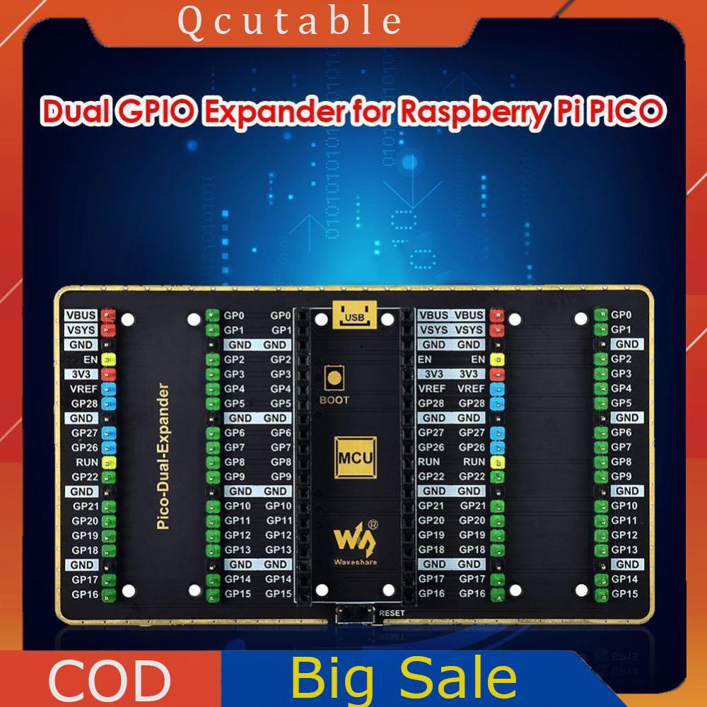 Dual GPIO Mở Rộng Đầu Nối Nguồn USB Ban Nối Dài Cho Raspberry Pi PICO Hai Bộ Đầu Nam 103.5X55X5mm