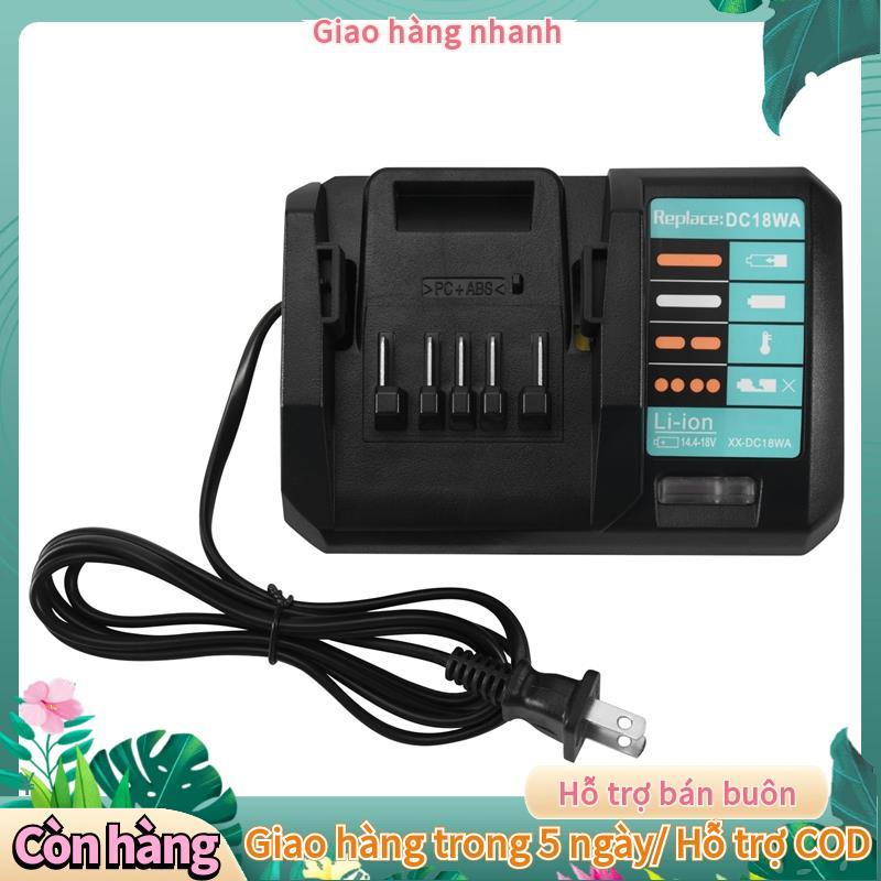 14.4V-18V Sạc DC18WA Cho Maktec DC18SG DC1851 BL18183G BL1415G BL1815G BL1413G UH522D UM167D UR180D 