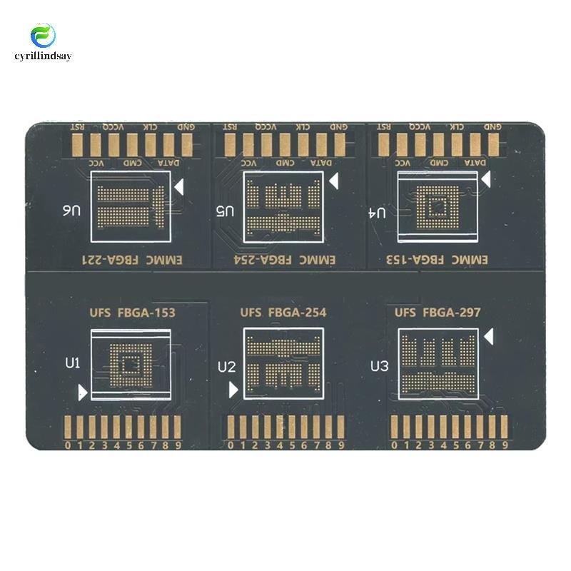 Flash 64 BGA ISP Board Flash 64 FBGA EMMC / FBGA 153 254 221 UFS / FBGA 153 254 297 Hỗ trợ cho F64 L