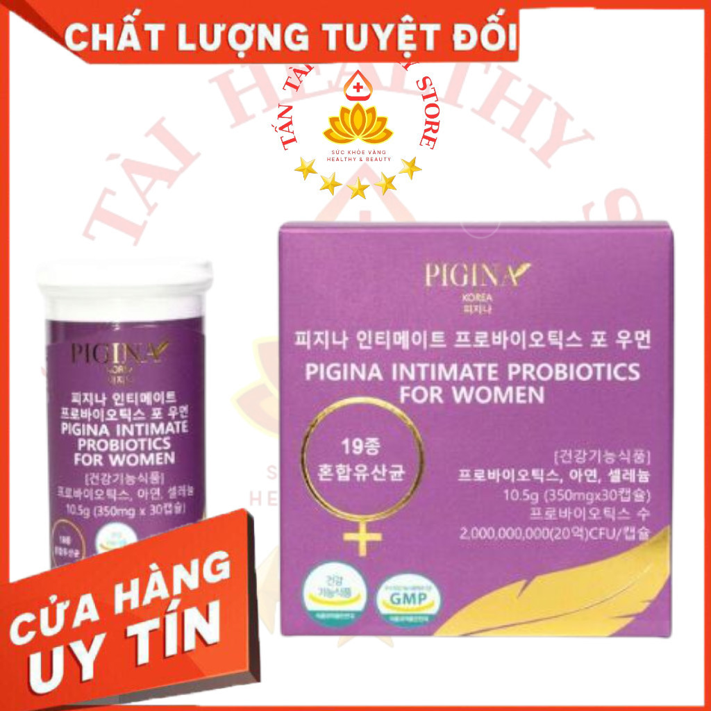 ✅[CHÍNH HÃNG, CHO KIỂM HÀNG] Viên uống bổ sung lợi khuẩn cho nữ giới PIGINA INTIMATE PROBIOTICS FOR 