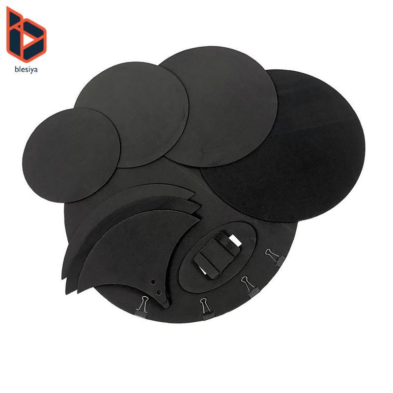 10x Trống Tắt Tiếng Yên Tĩnh Thực Hành Pad Bass Snare Trống Tắt Tiếng Pad 10inch, 12inch,
