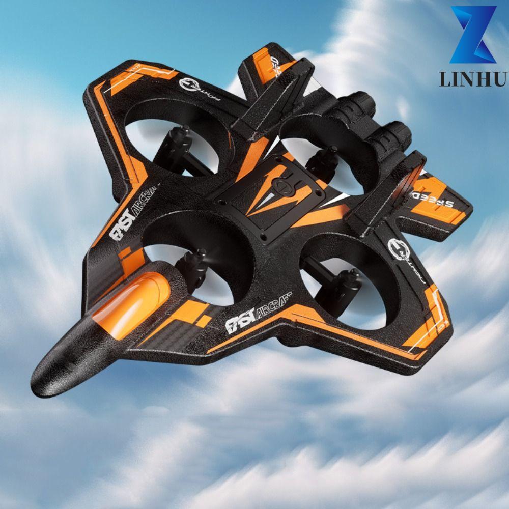 Máy bay chiến đấu tạo bọt điều khiển từ xa LINHU, EPP Foam 2.4G Stunt Four Motor Helicopter Toy, Cảm