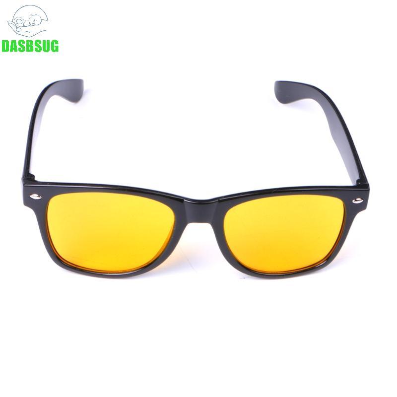 DASBSUG Night for Vision Glasses Unisex Yellow Driving Eyewear Anti for Glare Visual Equ