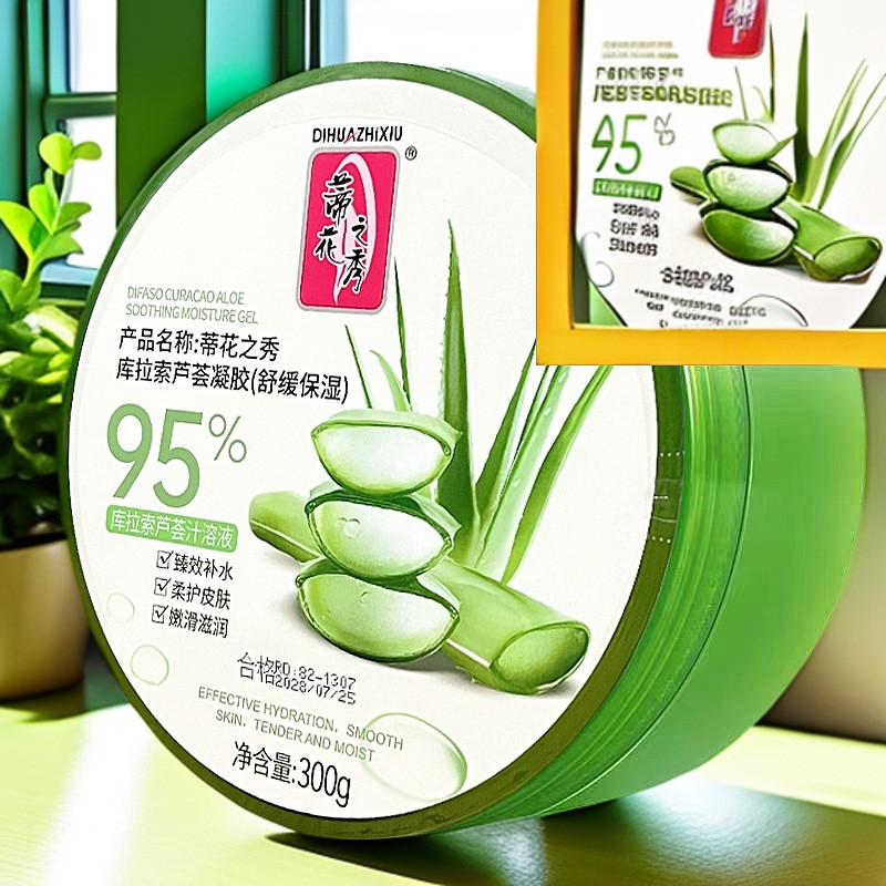 D 'Show of Tihua Kuraso Aloe Vera Gel 300g Dưỡng Ẩm Dưỡng Ẩm Chăm Sóc Da Nữ Y2N8
