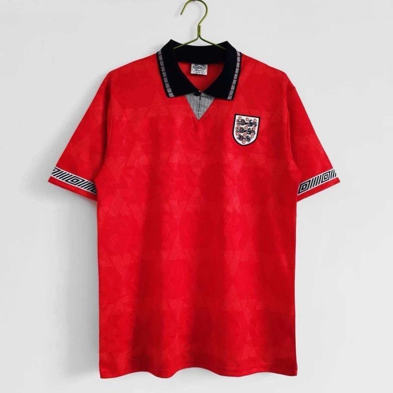 Áo thun nam ngắn tay sân khách England Retro Edition 1990 -FG001