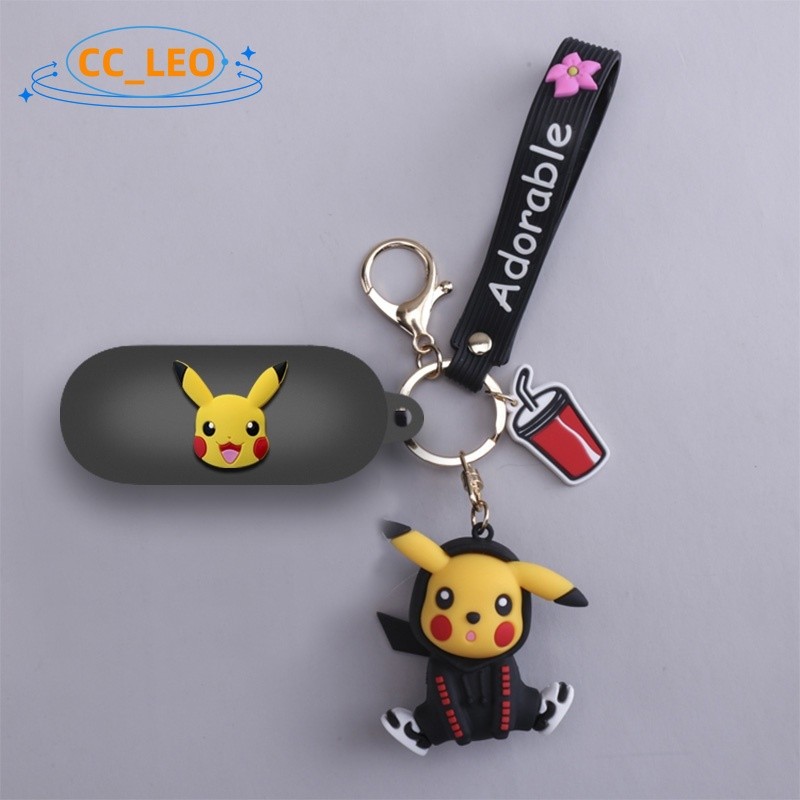 for Sony WF-C700N Case Cartoon Keychain Pendant Silicone Soft Case Shockproof Case Protective Cover 