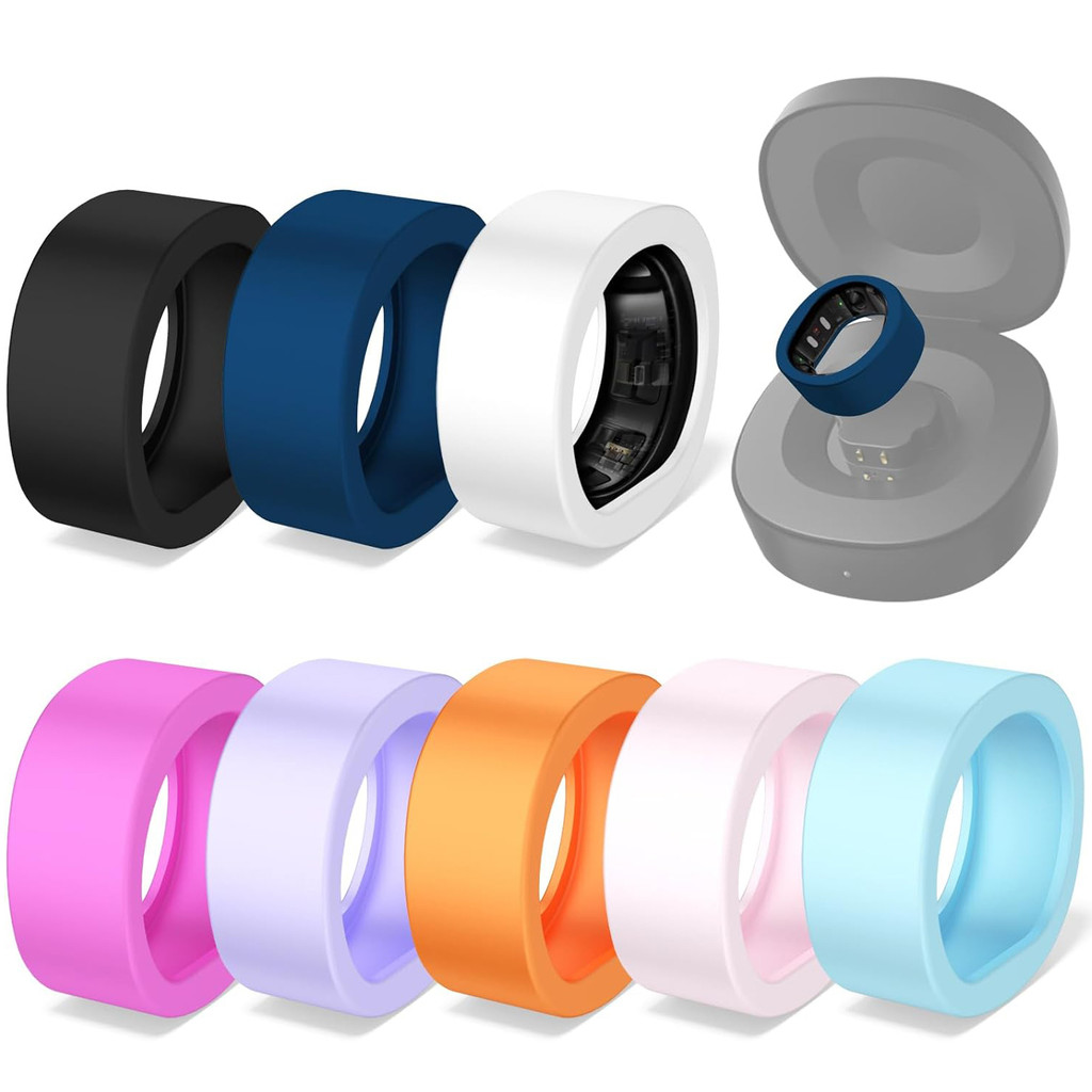 8 Gói Vỏ Nhẫn Cho RingConn Gen 2 Và Gen 2 Không Khí Co Giãn Mỏng Vòng Silicon Bảo Vệ