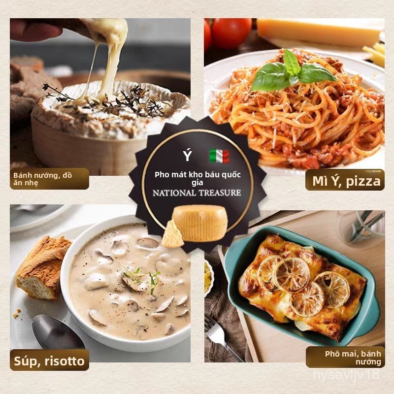 Bột phô mai Parmesan, bột phô mai nướng, mì ống vị phô mai, phô mai làm bánh pizza, dùng cho mục đíc