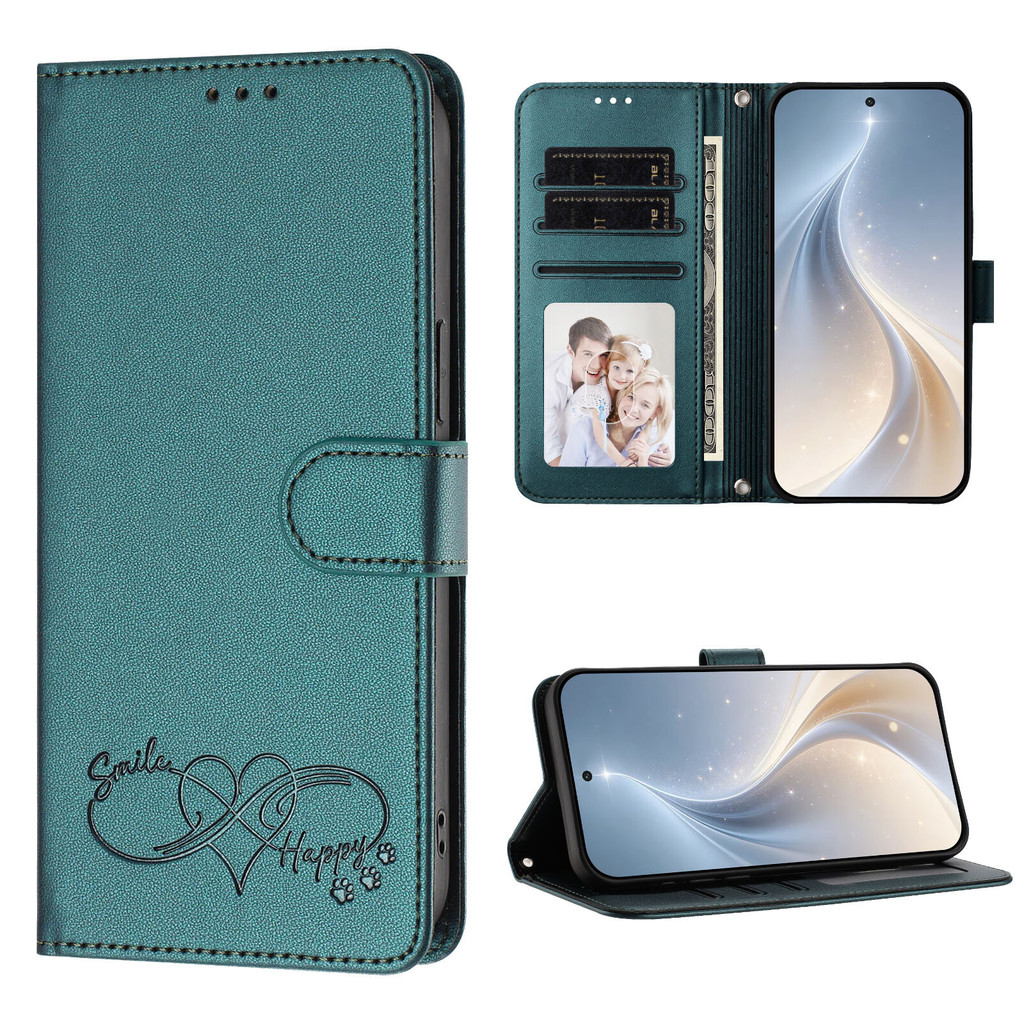 ZTE Nubia P7 P9 Pro V80 Max Focus 2 Air Z80 Ultra Calf Blade A76 Màu Nguyên Chất Mỏng Ví Da PU Lật V