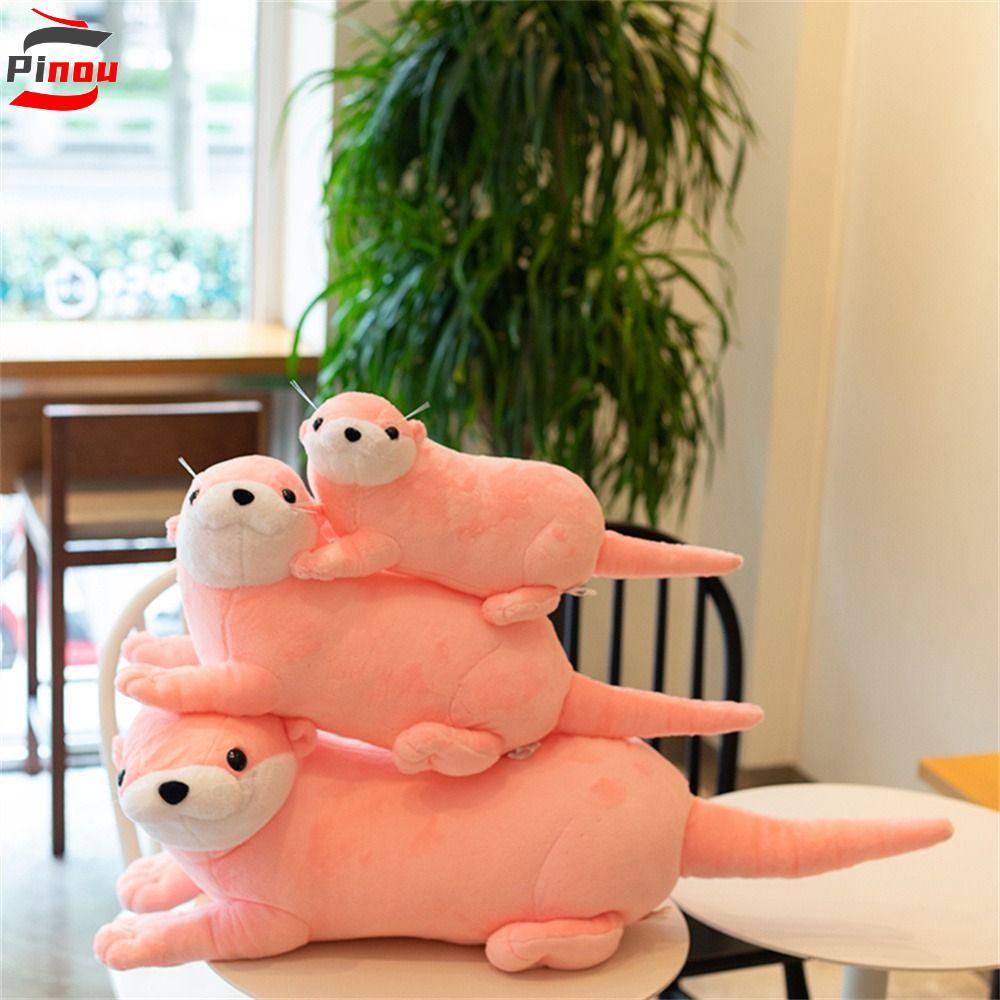 POOU Otter Sang Trọng Đồ Chơi Đáng Yêu Sống Động Như Thật Giáng Sinh Cho Trẻ Em Mềm Otter Búp Bê Nhồ